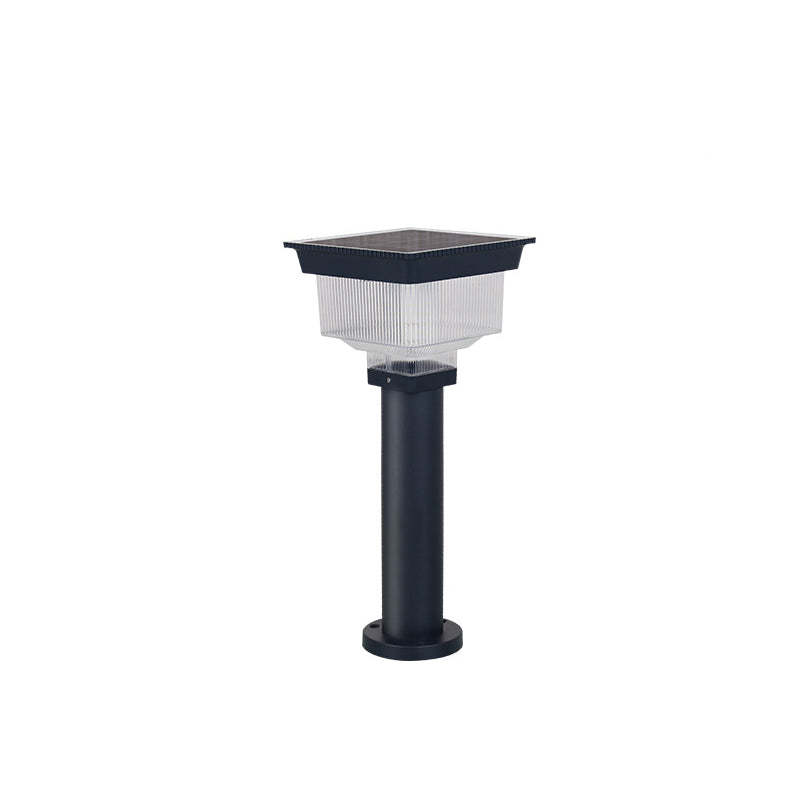 Modern Solar Aluminum Pinstripe Landscape Light
