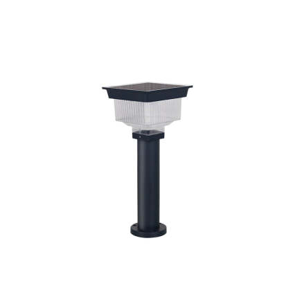 Modern Solar Aluminum Pinstripe Landscape Light