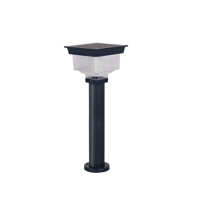 Modern Solar Aluminum Pinstripe Landscape Light