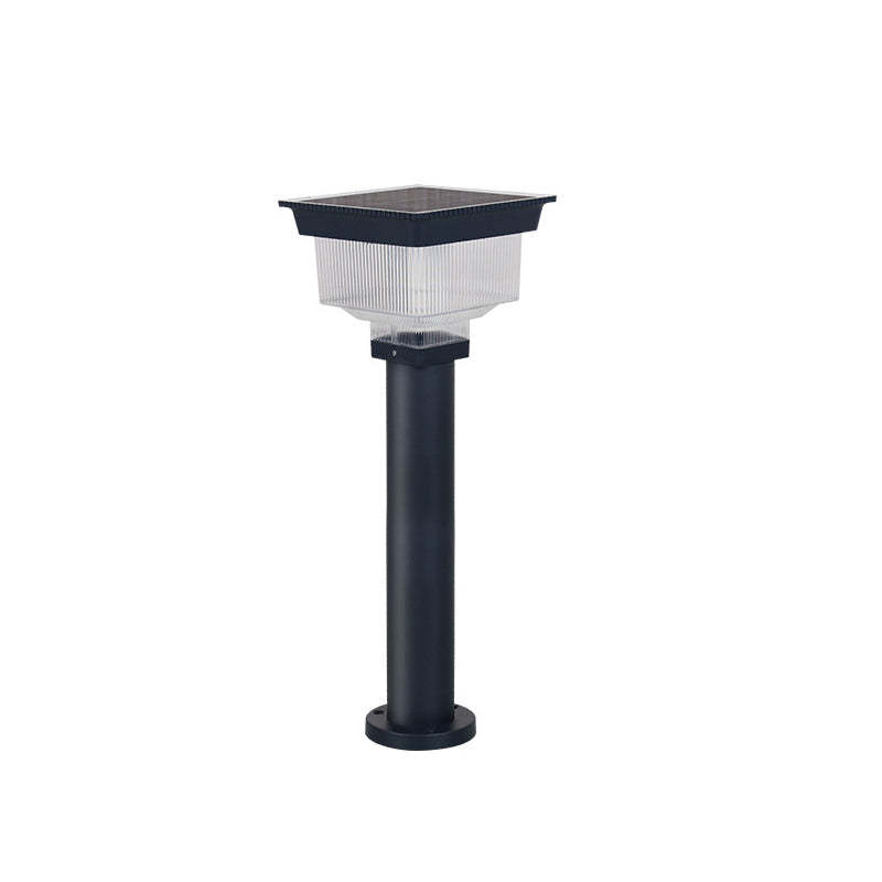 Modern Solar Aluminum Pinstripe Landscape Light