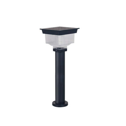 Modern Solar Aluminum Pinstripe Landscape Light
