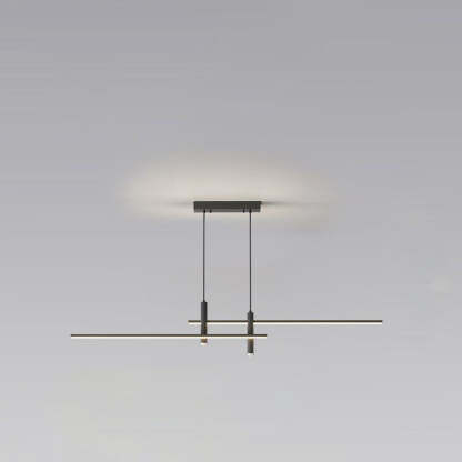 Minimalist Iron Aluminum Silica Island Chandelier