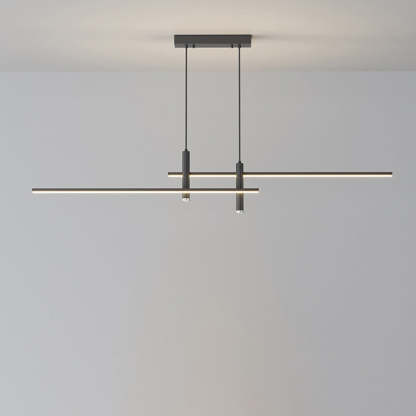 Minimalist Iron Aluminum Silica Island Chandelier
