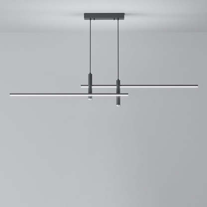 Minimalist Iron Aluminum Silica Island Chandelier