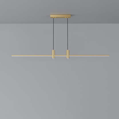 Minimalist Iron Aluminum Silica Island Chandelier