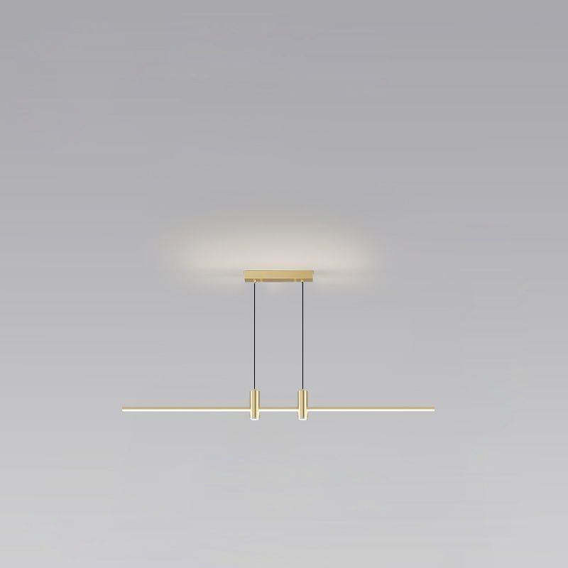 Minimalist Iron Aluminum Silica Island Chandelier