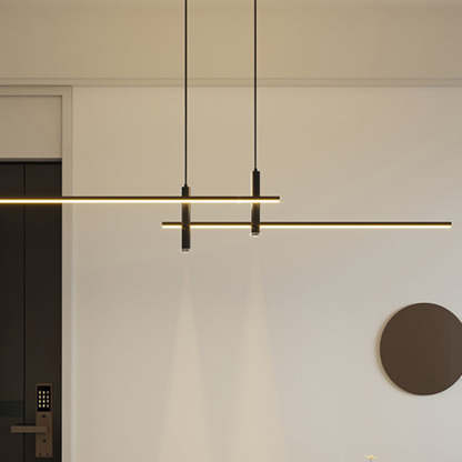 Minimalist Iron Aluminum Silica Island Chandelier