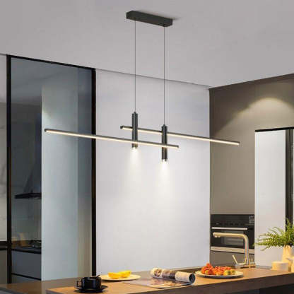 Minimalist Iron Aluminum Silica Island Chandelier