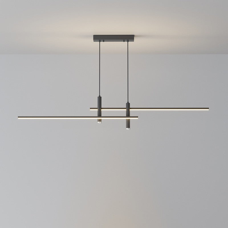Minimalist Iron Aluminum Silica Island Chandelier