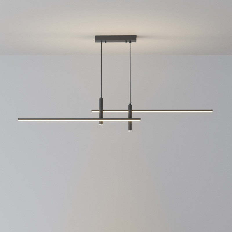 Minimalist Iron Aluminum Silica Island Chandelier