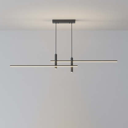 Minimalist Iron Aluminum Silica Island Chandelier