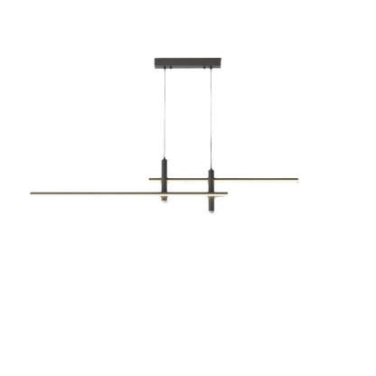 Minimalist Iron Aluminum Silica Island Chandelier
