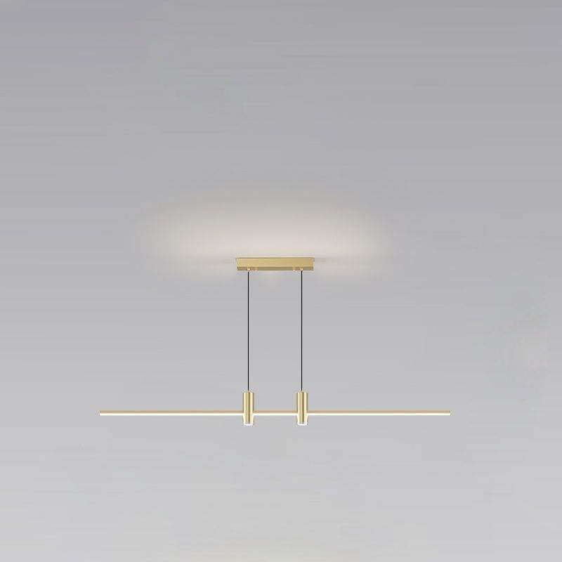 Minimalist Iron Aluminum Silica Island Chandelier
