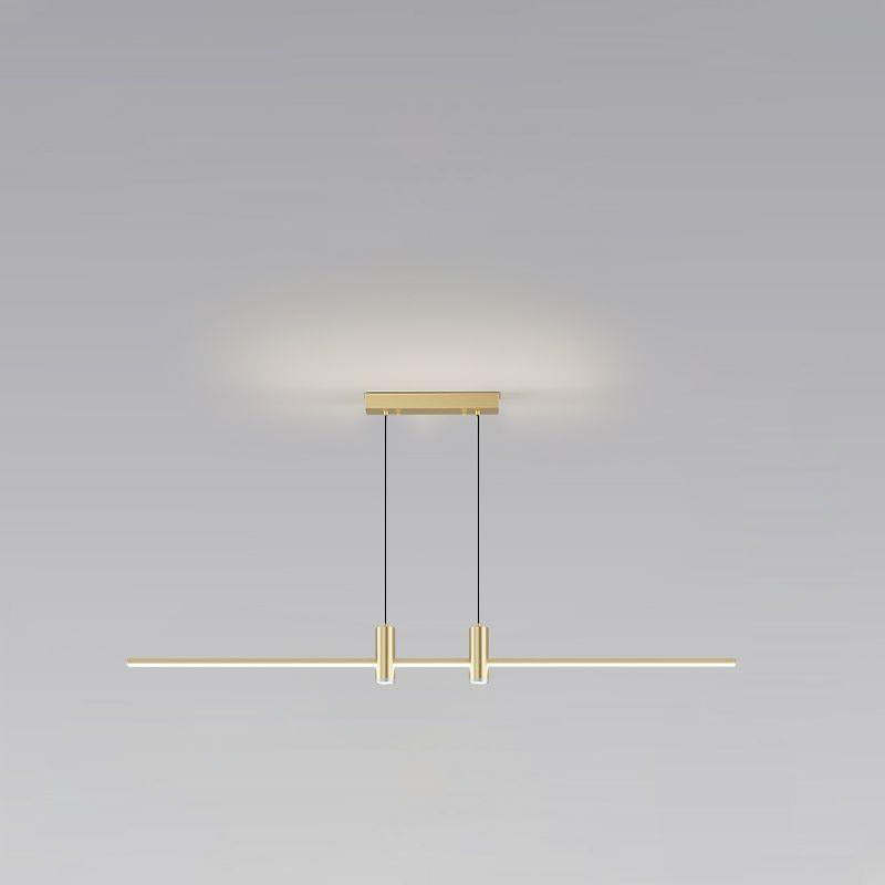 Minimalist Iron Aluminum Silica Island Chandelier