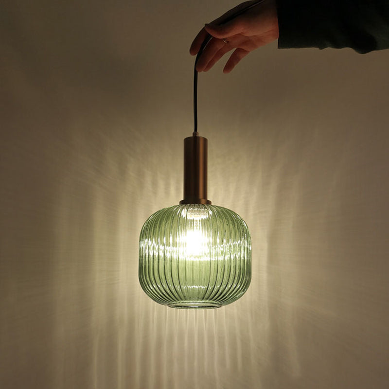 Scandinavian Metal Lantern Pendant Light