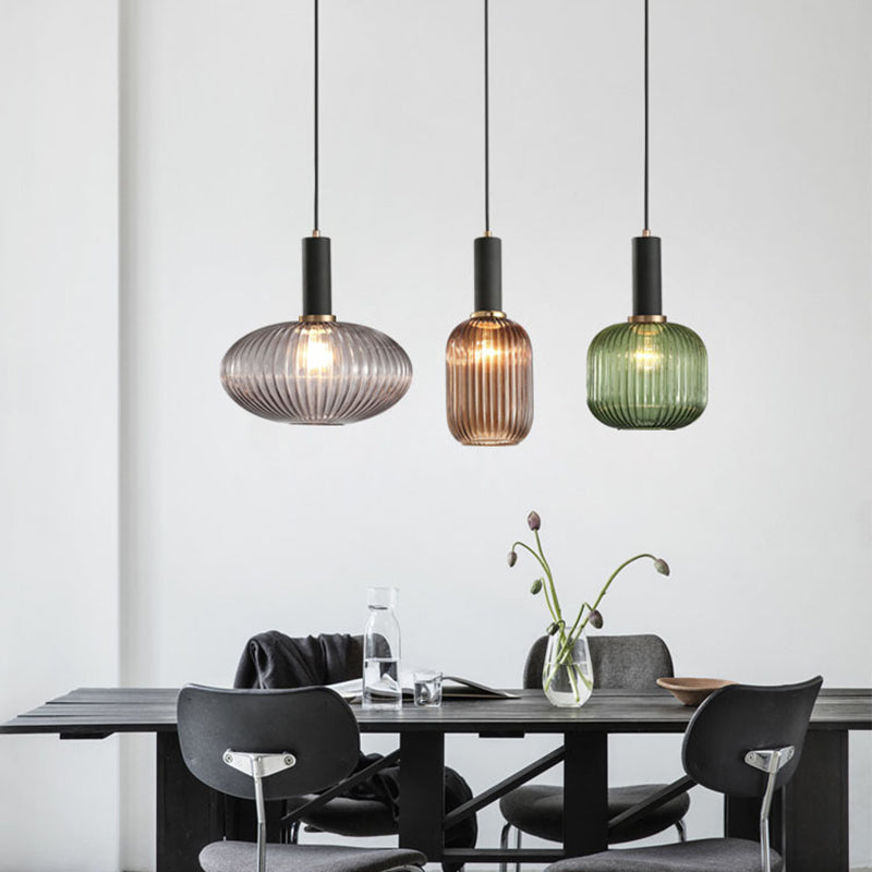 Scandinavian Metal Lantern Pendant Light