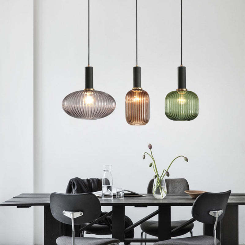 Scandinavian Metal Lantern Pendant Light