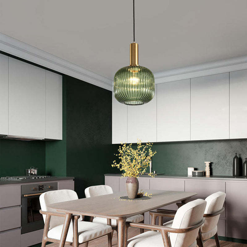 Scandinavian Metal Lantern Pendant Light