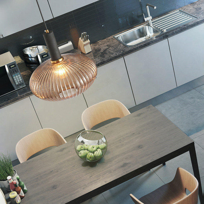 Scandinavian Metal Lantern Pendant Light