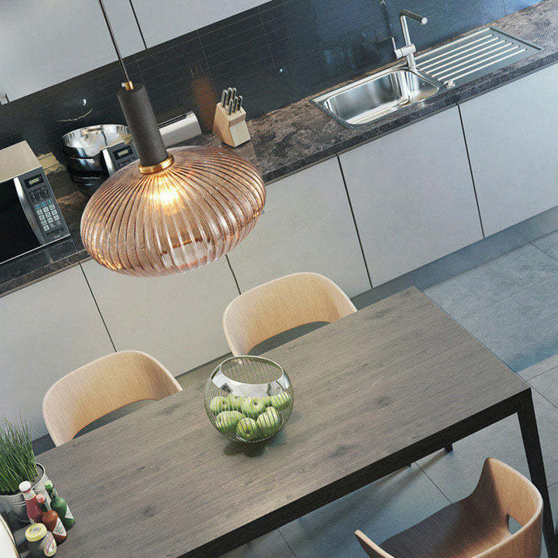Scandinavian Metal Lantern Pendant Light