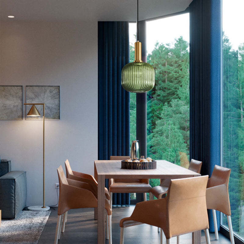 Scandinavian Metal Lantern Pendant Light