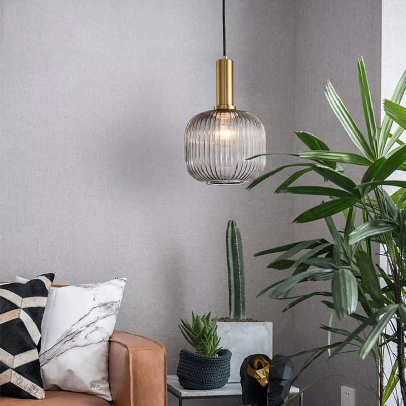 Scandinavian Metal Lantern Pendant Light