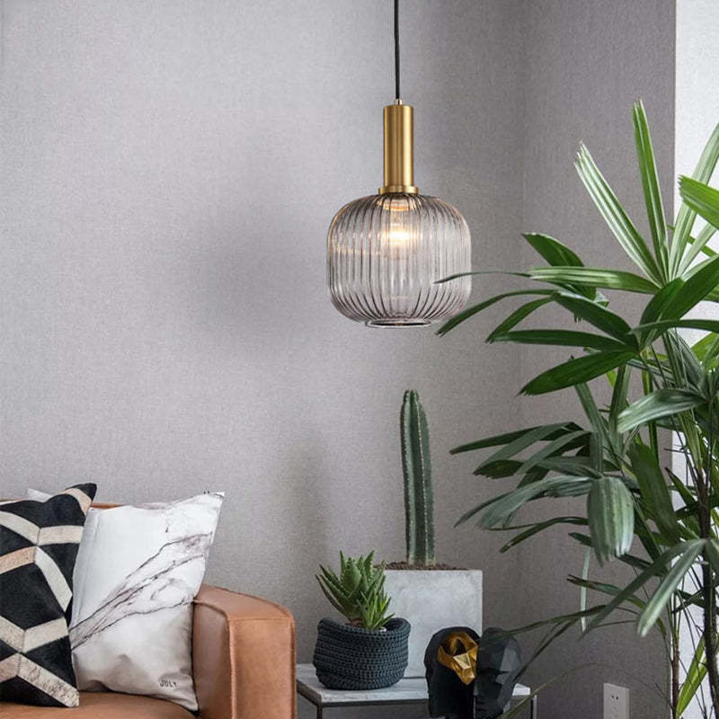 Scandinavian Metal Lantern Pendant Light