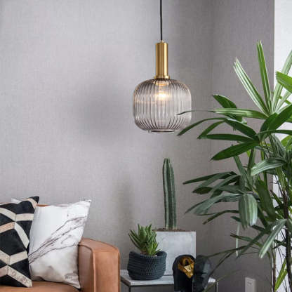 Scandinavian Metal Lantern Pendant Light