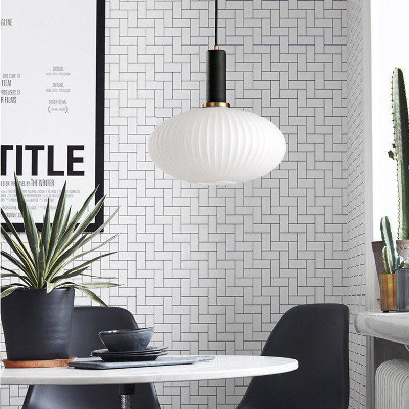 Scandinavian Metal Lantern Pendant Light