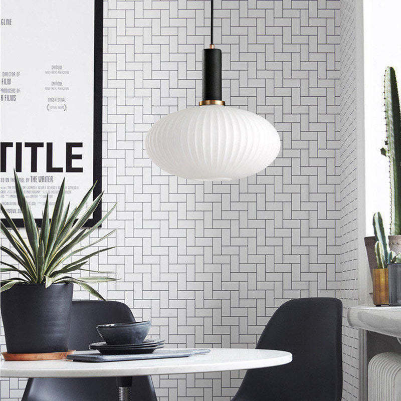 Scandinavian Metal Lantern Pendant Light