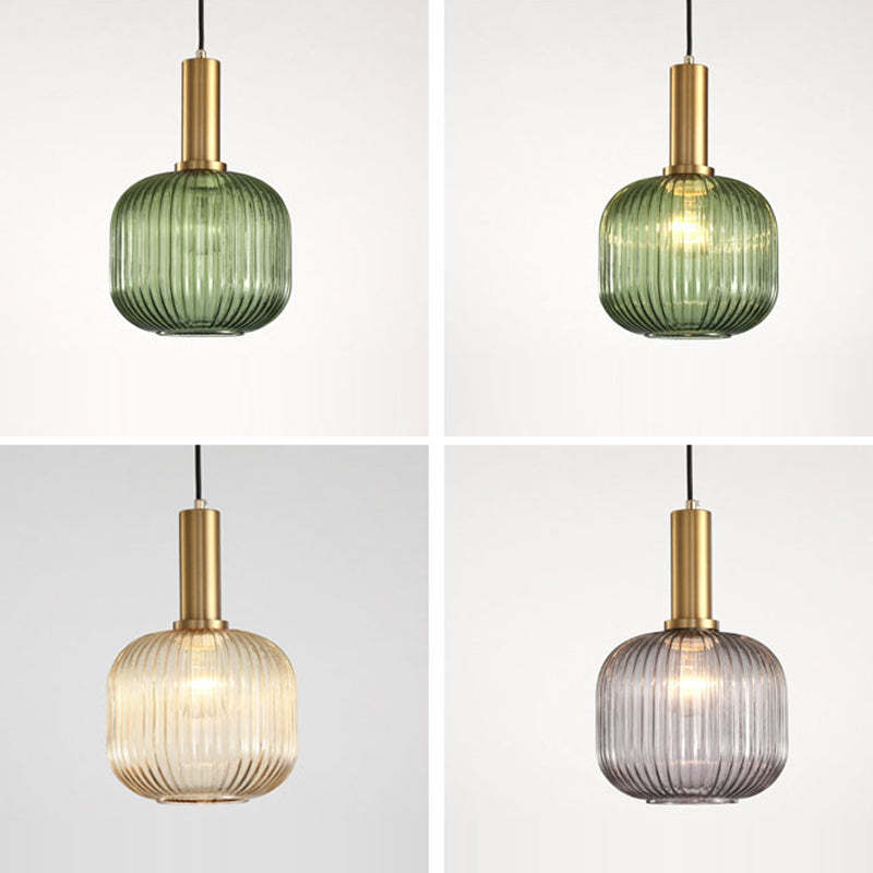 Scandinavian Metal Lantern Pendant Light