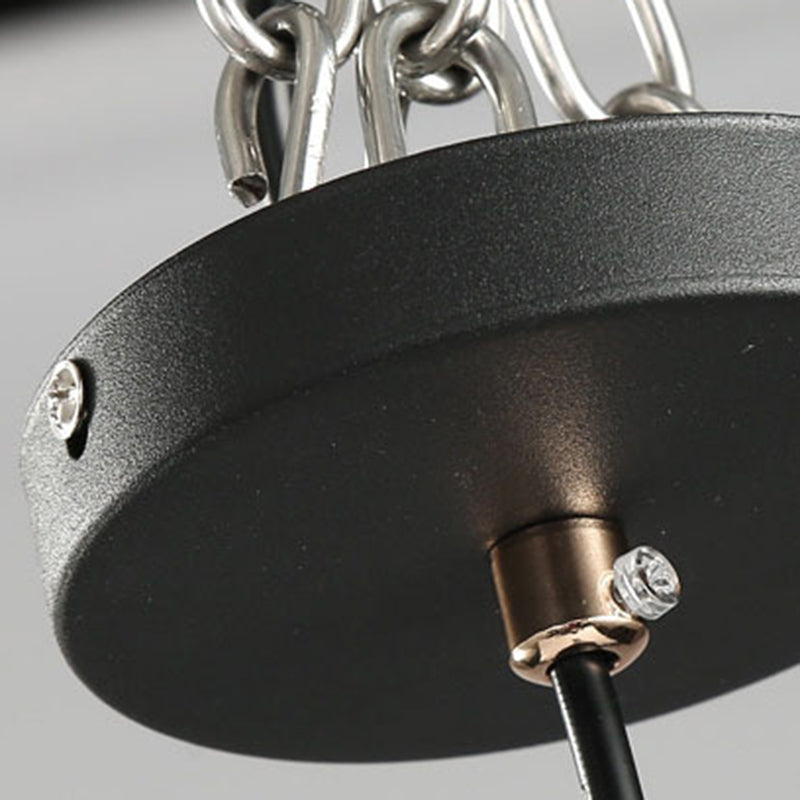 Scandinavian Metal Lantern Pendant Light