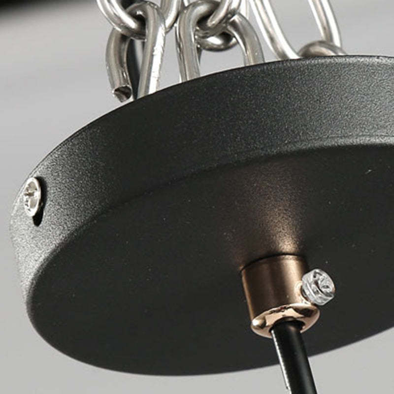 Scandinavian Metal Lantern Pendant Light