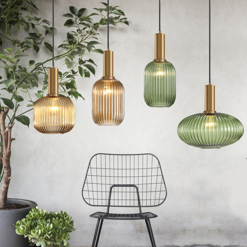 Scandinavian Metal Lantern Pendant Light
