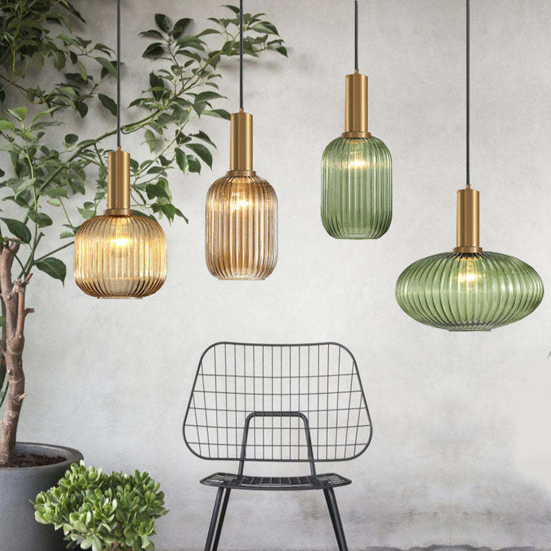 Scandinavian Metal Lantern Pendant Light