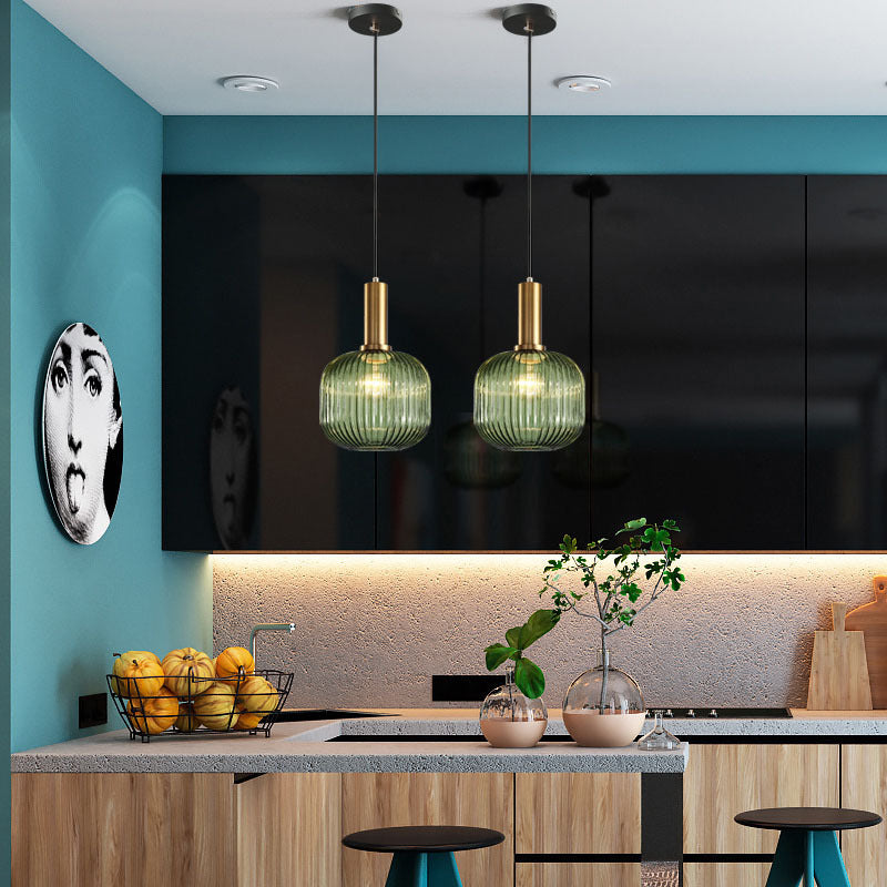 Scandinavian Metal Lantern Pendant Light