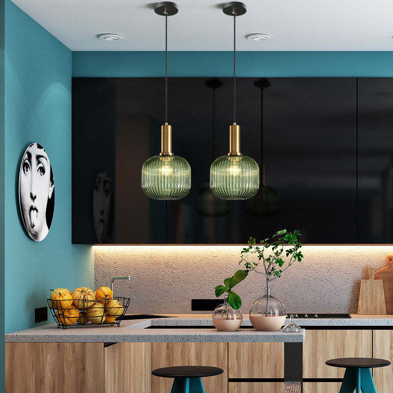 Scandinavian Metal Lantern Pendant Light