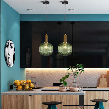 Scandinavian Metal Lantern Pendant Light