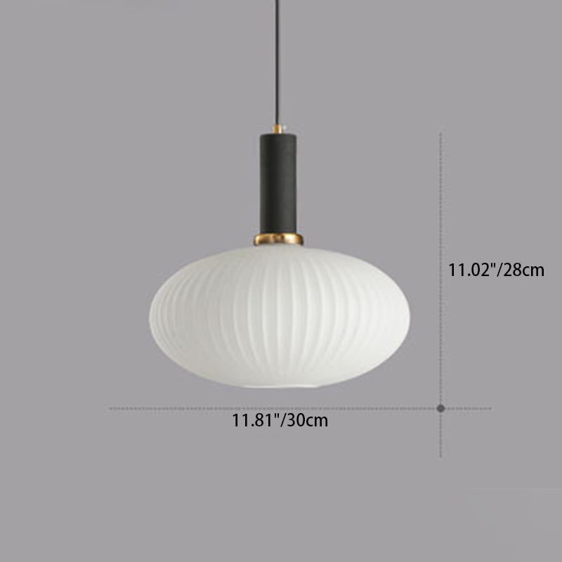 Scandinavian Metal Lantern Pendant Light