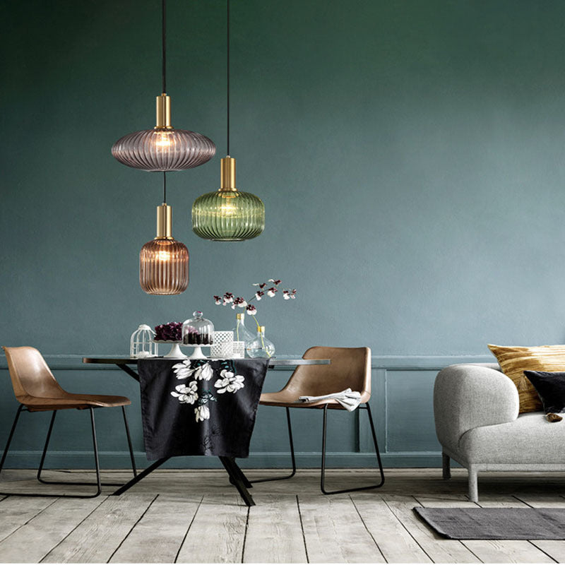 Scandinavian Metal Lantern Pendant Light