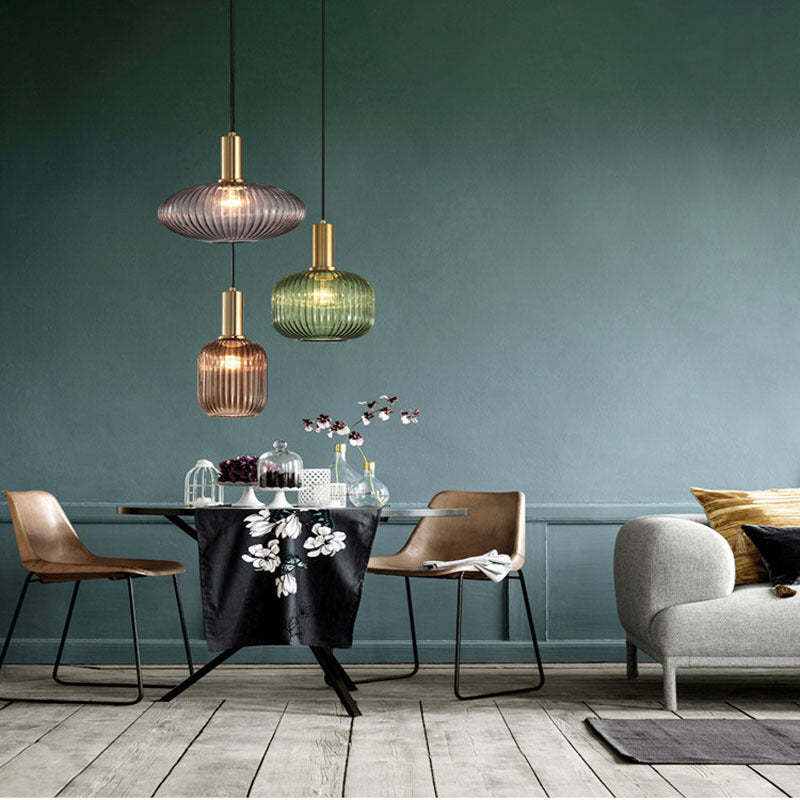 Scandinavian Metal Lantern Pendant Light