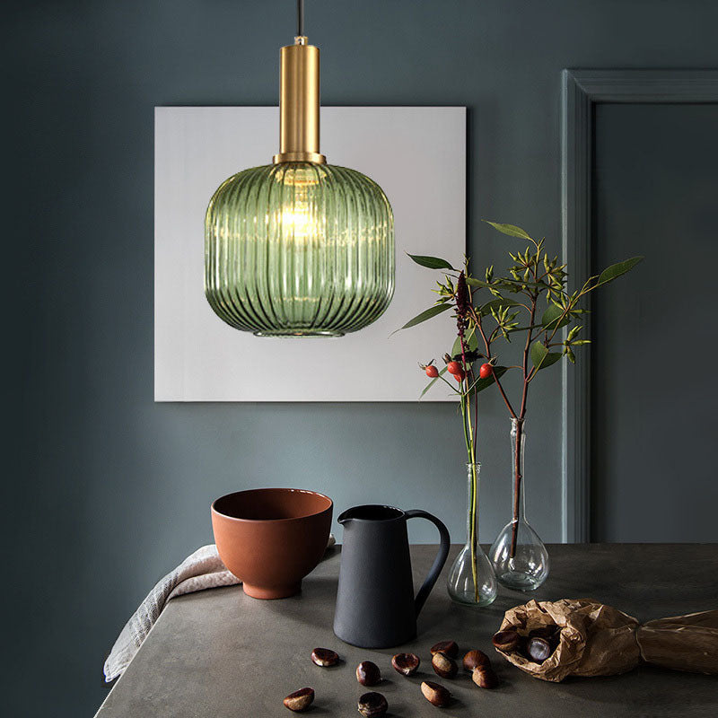 Scandinavian Metal Lantern Pendant Light