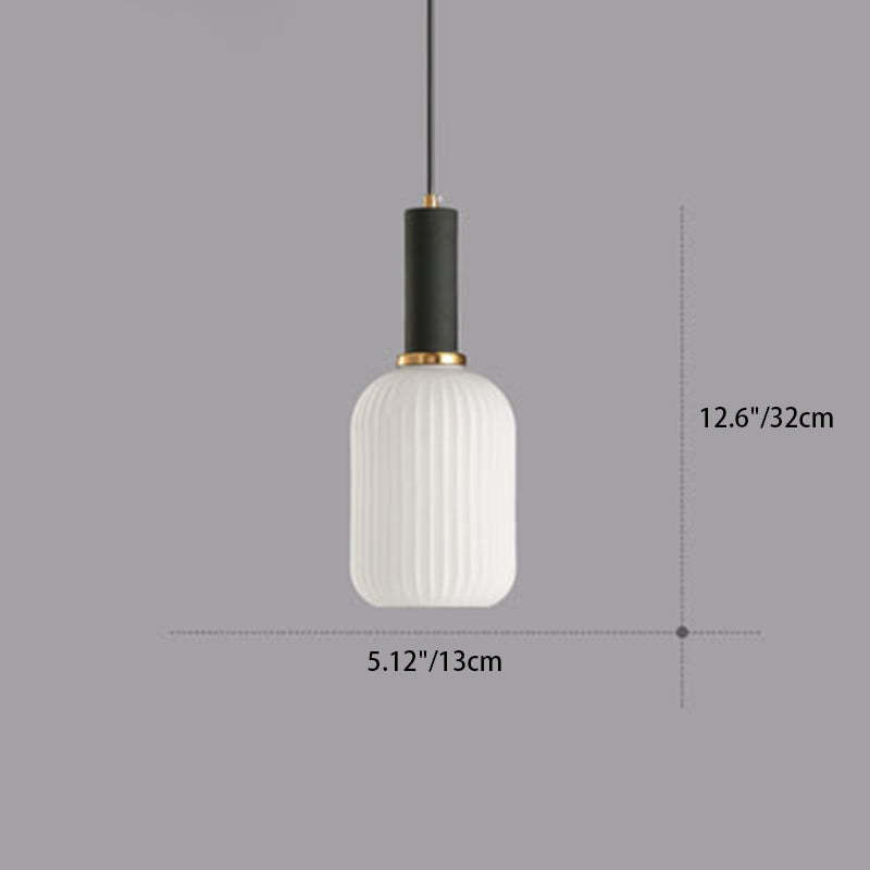 Scandinavian Metal Lantern Pendant Light