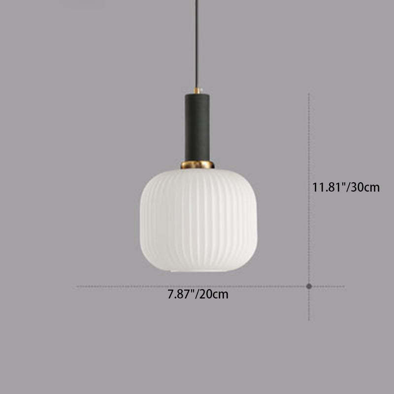 Scandinavian Metal Lantern Pendant Light