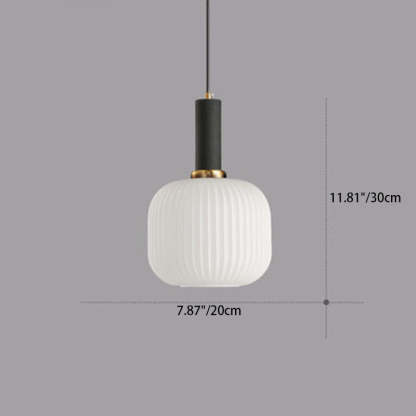 Scandinavian Metal Lantern Pendant Light