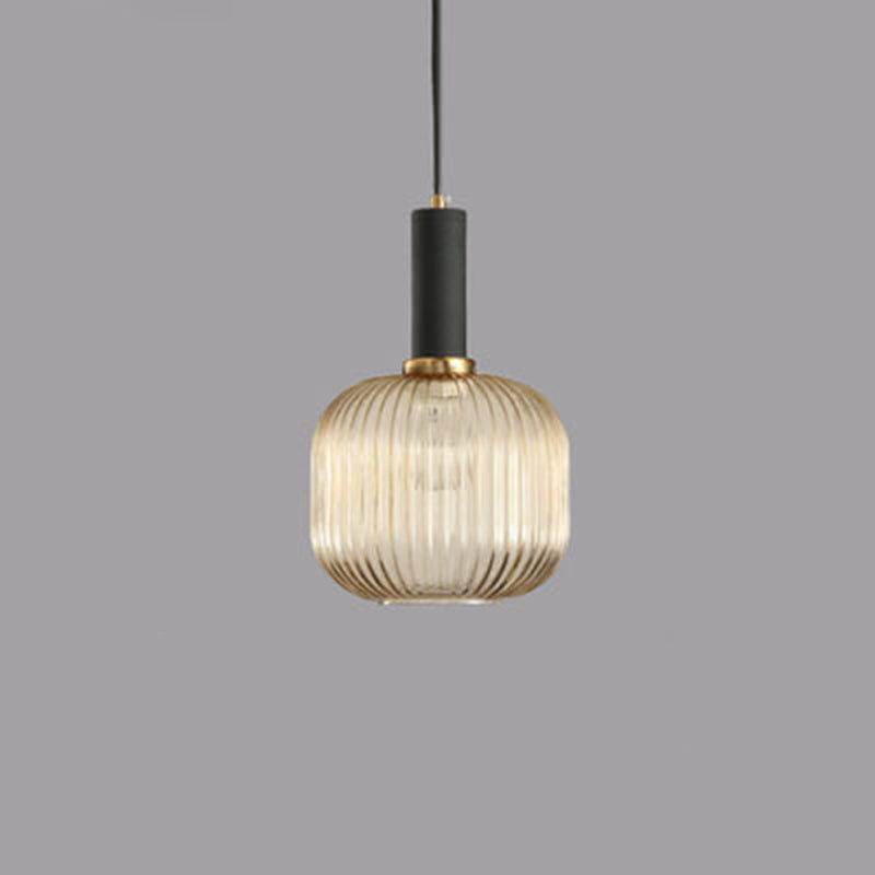 Scandinavian Metal Lantern Pendant Light