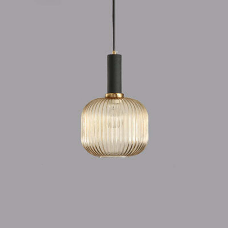 Scandinavian Metal Lantern Pendant Light