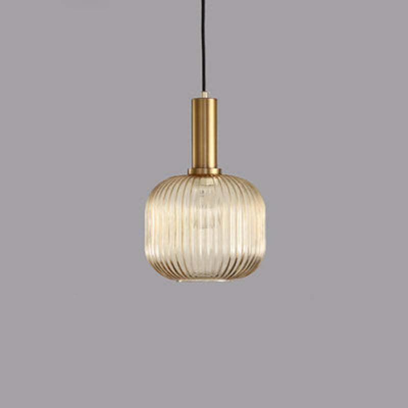 Scandinavian Metal Lantern Pendant Light