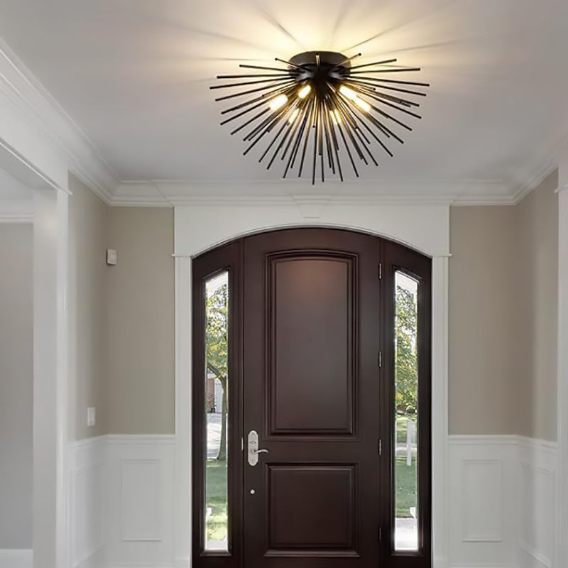 Nordic Stainless Steel Firework Ceiling Light