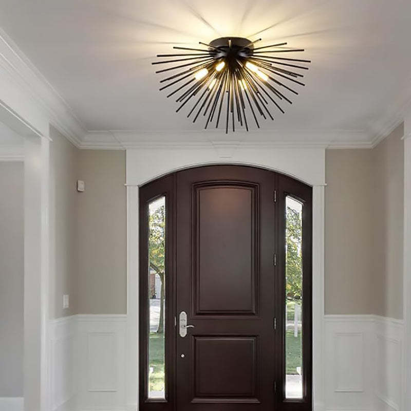 Nordic Stainless Steel Firework Ceiling Light